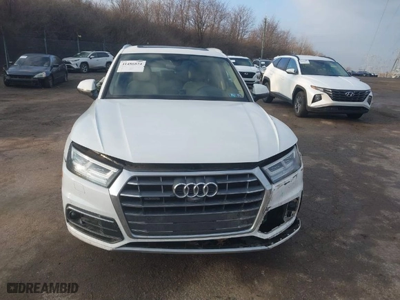 2018 Audi Q5 Prestige with VIN WA1CNBFY5J2224257, listed as a IAAI auction lot 41486824 with 82,156 mi miles. Bid and sale history available at carsss.com. Image 12.