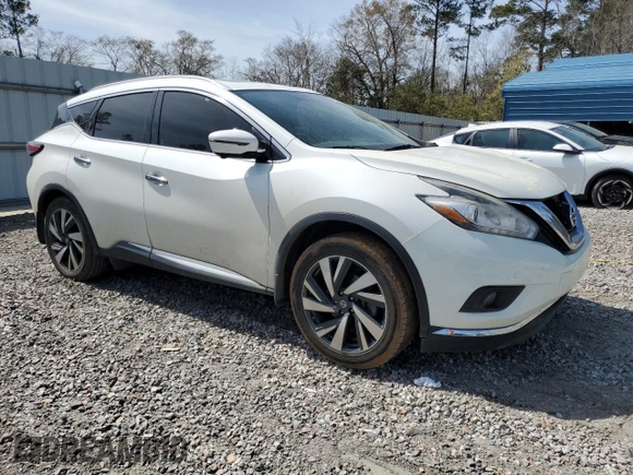 2017 Nissan Murano S with VIN 5N1AZ2MG4HN165914, listed as a Copart auction lot 49590295 with 125,084 mi miles and Salvage Title. Bid and sale history available at carsss.com. Image 4.