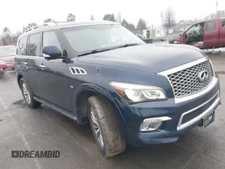 2016 Infiniti QX80 with VIN JN8AZ2NE4G9124034, listed as a IAAI auction lot 41265820 with 101,091 mi miles. Bid and sale history available at carsss.com. Image 1.