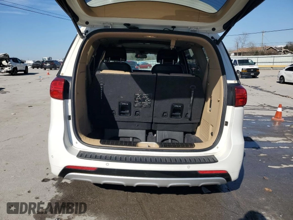 2015 Kia Sedona SX-L with VIN KNDME5C16F6034552, listed as a Copart auction lot 45478085 with 150,158 mi miles and Salvage Title. Bid and sale history available at DreamBid. Image 6.