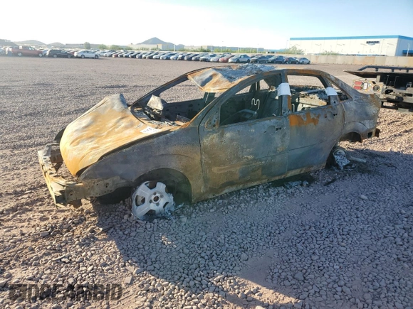 2007 Ford Focus S with VIN 1FAFP34N47W321615, listed as a Copart auction lot 64451665 with Not provided miles and Non repairable. Bid and sale history available at DreamBid. Image 1.