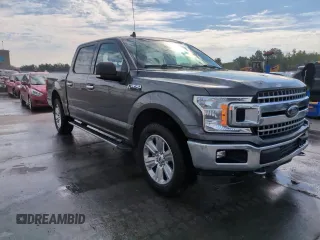 2019 Ford F-150 XL with VIN 1FTEW1E53KFB57102, listed as a Copart auction lot 61633055 with 86,949 mi miles and Salvage title. Bid and sale history available at DreamBid. Image 13.