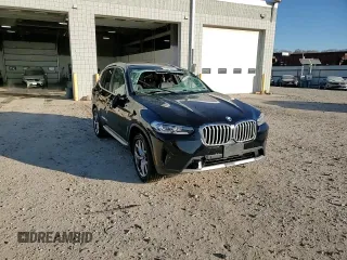 2023 BMW X3 xDrive30i with VIN 5UX53DP01P9R97895, listed as a Copart auction lot 87586265 with 18,193 mi miles and Salvage Title. Bid and sale history available at carsss.com. Image 12.