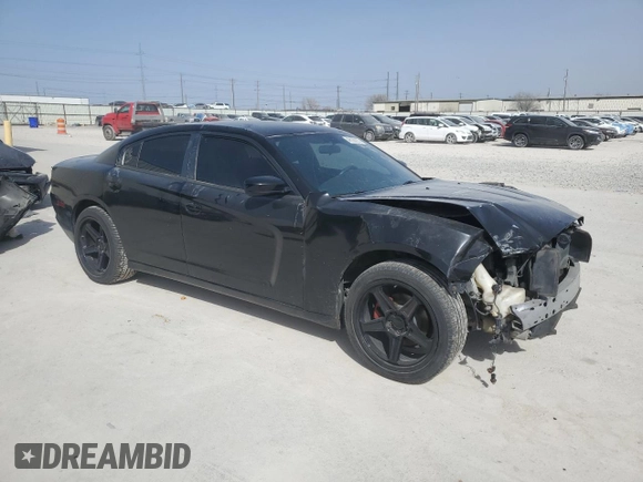 2014 Dodge Charger SE with VIN 2C3CDXBG7EH314658, listed as a Copart auction lot 48160235 with 161,599 mi miles and Salvage Title. Bid and sale history available at carsss.com. Image 4.
