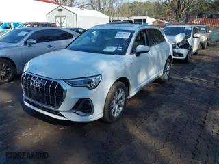 2023 Audi Q3 S line Premium with VIN WA1DECF30P1111460, listed as a IAAI auction lot 41676015 with 45,609 mi miles. Bid and sale history available at carsss.com. Image 17.
