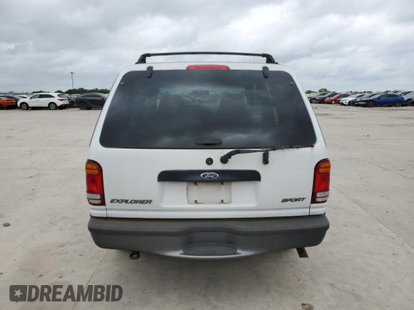 2000 Ford Explorer Sport with VIN 1FMYU60E0YUA70071, listed as a Copart auction lot 54078615 with 189,103 mi miles and Clean title. Bid and sale history available at DreamBid. Image 6.