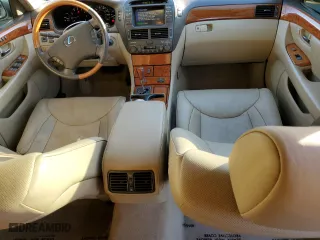 2005 Lexus LS 430 with VIN JTHBN36F255019469, listed as a Copart auction lot 84561244 with 225,468 mi miles and Salvage Title. Bid and sale history available at carsss.com. Image 8.