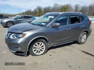 2018 Nissan Rogue SV with VIN KNMAT2MVXJP617573, listed as a Copart auction lot 49113385 with 41,255 mi miles and Salvage Title. Bid and sale history available at carsss.com. Image 1.