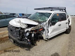 2024 Ford F-150 with VIN 1FT6W1B77RWG11937, listed as a Copart auction lot 76237384 with Not provided miles and Salvage title. Bid and sale history available at DreamBid. Image 1.