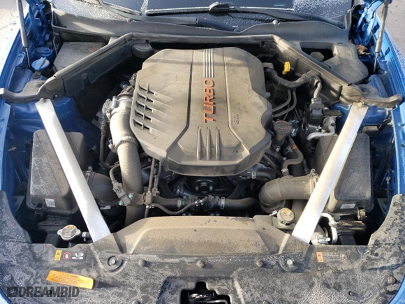 2020 Kia Stinger GT2 with VIN KNAE55LCXL6080965, listed as a Copart auction lot 41450615 with 104,246 mi miles and Salvage Title. Bid and sale history available at carsss.com. Image 13.