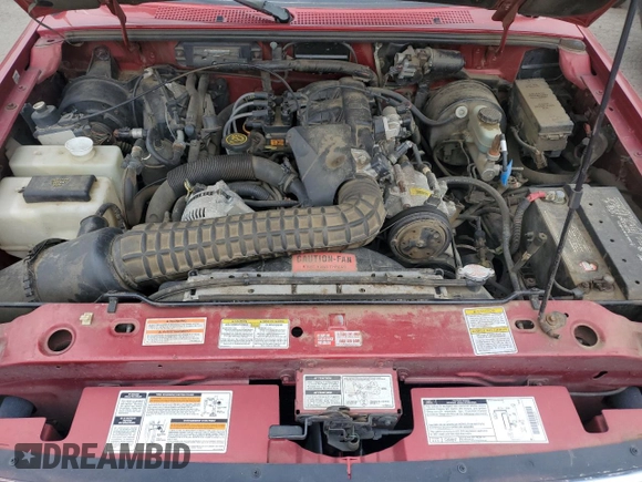 1997 Ford Ranger XLT with VIN 1FTCR14X8VPA07177, listed as a Copart auction lot 61021595 with 161,687 mi miles and Clean title. Bid and sale history available at DreamBid. Image 11.