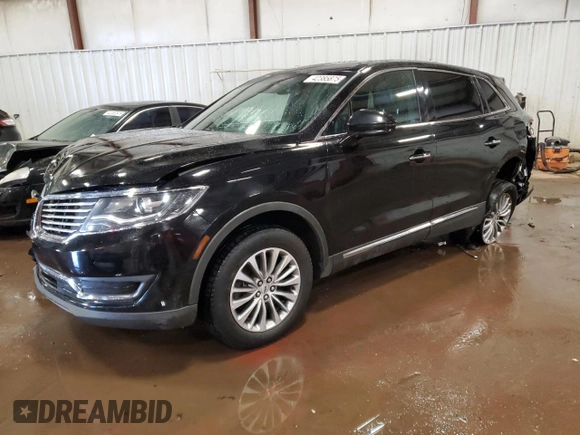 2018 Lincoln MKX Select with VIN 2LMPJ8KR1JBL39341, listed as a Copart auction lot 42385875 with 60,622 mi miles and Clean Title. Bid and sale history available at carsss.com. Image 1.