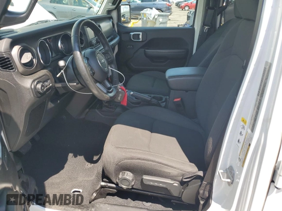 2020 Jeep Wrangler Unlimited Sport S with VIN 1C4HJXDG7LW144226, listed as a Copart auction lot 65087935 with 77,815 mi miles and Salvage title. Bid and sale history available at DreamBid. Image 7.