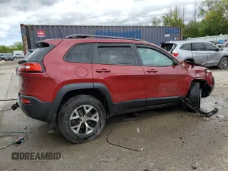 2017 Jeep Cherokee Trailhawk with VIN 1C4PJMBS1HW542699, listed as a Copart auction lot 57567725 with 108,790 mi miles and Non repairable. Bid and sale history available at DreamBid. Image 3.
