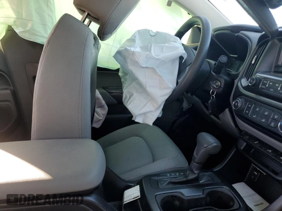 2015 GMC Canyon 2WD with VIN 1GTH5AE30F1182024, listed as a Copart auction lot 77032494 with 55,845 mi miles and Salvage Title. Bid and sale history available at carsss.com. Image 7.