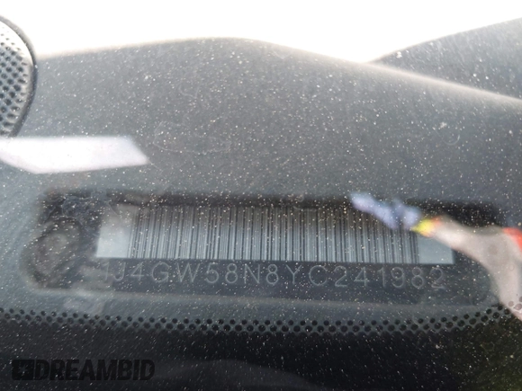 2000 Jeep Grand Cherokee Limited с VIN 1J4GW58N8YC241982, выставлен на аукционе IAAI как лот 42481556 с пробегом 179 233 миль миль и . История ставок и продаж доступна на DreamBid. Изображение 9.