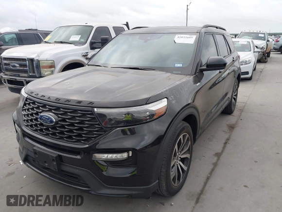 2023 Ford Explorer ST-Line z VIN 1FMSK7KH4PGA88739, wystawiony jako IAAI lot #42032609 z przebiegiem 41 818 mil mil oraz . Historia ofert i sprzedaży dostępna na DreamBid. Obrazek 18.