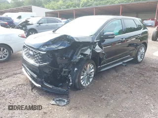 2020 Ford Edge Titanium with VIN 2FMPK3K98LBA66316, listed as a IAAI auction lot 42629838 with 75,086 mi miles and . Bid and sale history available at DreamBid. Image 17.