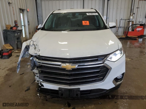 2018 Chevrolet Traverse LT Cloth with VIN 1GNERGKW3JJ251149, listed as a Copart auction lot 43180715 with 57,595 mi miles and Clean Title. Bid and sale history available at carsss.com. Image 5.