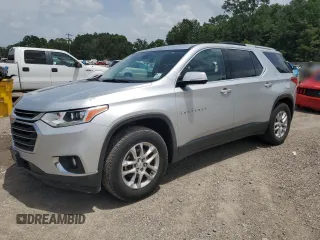 2018 Chevrolet Traverse LT Cloth with VIN 1GNERGKW5JJ110695, listed as a Copart auction lot 62822915 with 146,973 mi miles and Salvage title. Bid and sale history available at DreamBid. Image 1.