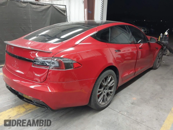 2022 Tesla Model S Plaid z VIN 5YJSA1E61NF471785, wystawiony jako IAAI lot #42208101 z przebiegiem Nie podano mil oraz . Historia ofert i sprzedaży dostępna na DreamBid. Obrazek 4.