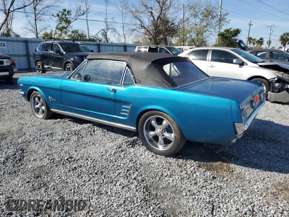 1966 Ford Mustang z VIN 6F08C324095, wystawiony jako Copart lot #46019585 z przebiegiem 19 622 mil mil oraz Szkoda całkowita • Salvage title. Historia ofert i sprzedaży dostępna na DreamBid. Obrazek 2.