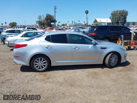 2015 Kia Optima EX with VIN 5XXGN4A73FG436223, listed as a IAAI auction lot 41970418 with 174,002 mi miles. Bid and sale history available at carsss.com. Image 13.
