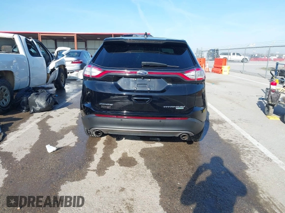 2016 Ford Edge Titanium with VIN 2FMPK3K91GBC66265, listed as a IAAI auction lot 41858592 with 63,621 mi miles. Bid and sale history available at carsss.com. Image 16.