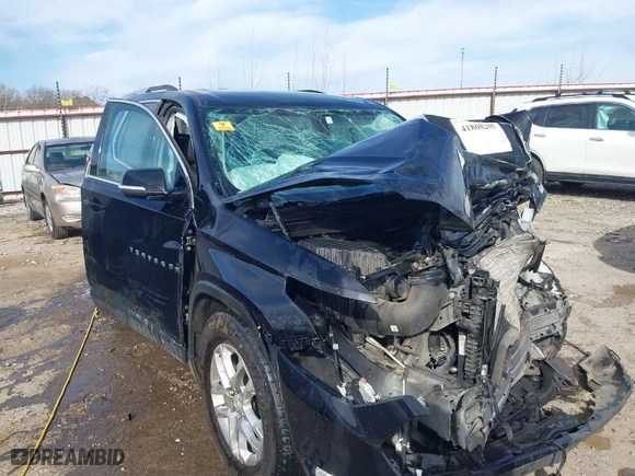 2018 Chevrolet Traverse LT Cloth with VIN 1GNERGKW5JJ210019, listed as a IAAI auction lot 41808205 with 1 mi miles. Bid and sale history available at carsss.com. Image 1.