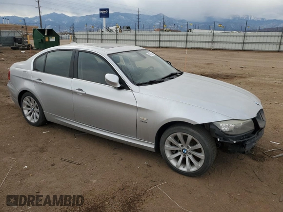 2011 BMW 3 Series 335i xDrive with VIN WBAPL5C59BA921444, listed as a Copart auction lot 44213385 with Not provided miles and Clean title. Bid and sale history available at DreamBid. Image 4.
