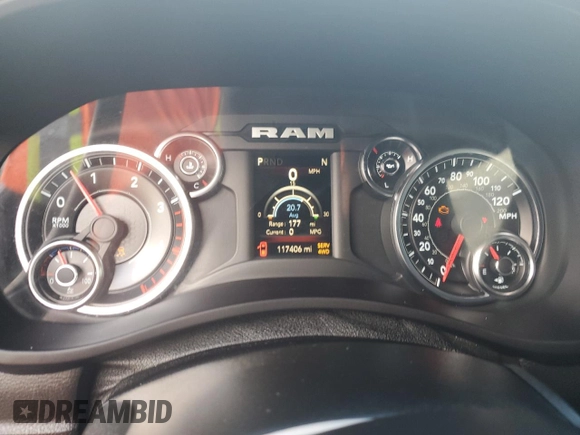 2022 Ram 3500 Tradesman with VIN 3C63R3CL5NG311301, listed as a Copart auction lot 80624294 with 117,406 mi miles and Salvage Title. Bid and sale history available at carsss.com. Image 9.