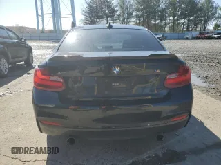 2016 BMW 2 Series M235i xDrive with VIN WBA1J9C54GV696160, listed as a Copart auction lot 52317365 with 0 mi miles and Salvage Title. Bid and sale history available at carsss.com. Image 6.