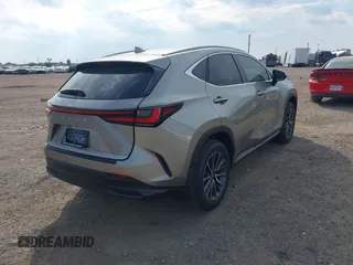 2025 Lexus NX with VIN 2T2GDCAZ1SC021039, listed as a IAAI auction lot 40957519 with 897 mi miles. Bid and sale history available at carsss.com. Image 4.