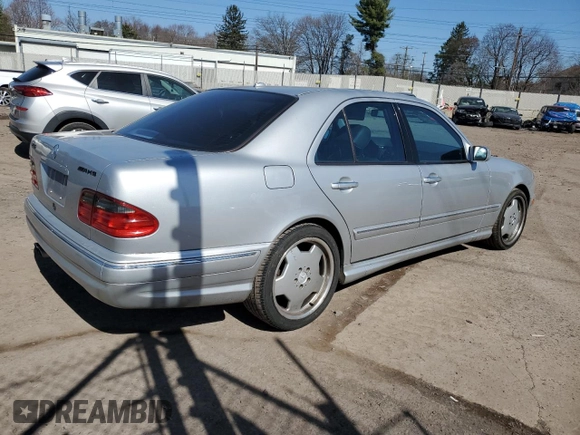 2001 Mercedes-Benz E with VIN WDBJF74J91B271089, listed as a Copart auction lot 49840085 with 46,148 mi miles and Clean Title. Bid and sale history available at DreamBid. Image 3.