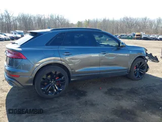 2021 Audi Q8 Premium Plus with VIN WA1EVAF16MD026866, listed as a IAAI auction lot 41555574 with 34,270 mi miles and . Bid and sale history available at DreamBid. Image 17.