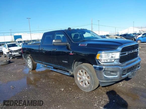 2019 Ram 2500 Big Horn with VIN 3C6UR5JL7KG626549, listed as a IAAI auction lot 42034609 with 47,996 mi miles. Bid and sale history available at carsss.com. Image 1.
