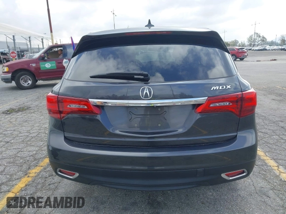 2016 Acura MDX w/Tech with VIN 5FRYD3H47GB020014, listed as a IAAI auction lot 41931725 with 121,520 mi miles. Bid and sale history available at carsss.com. Image 16.