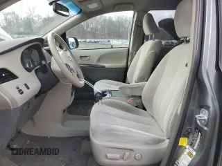 2012 Toyota Sienna LE with VIN 5TDJK3DC8CS033415, listed as a Copart auction lot 89263775 with 221,568 mi miles and Salvage Title. Bid and sale history available at carsss.com. Image 7.