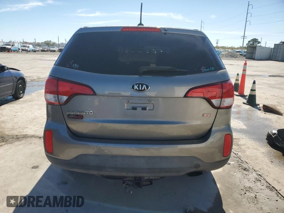 2015 Kia Sorento LX with VIN 5XYKT3A62FG598650, listed as a Copart auction lot 49699295 with 52,988 mi miles and Salvage Title. Bid and sale history available at carsss.com. Image 6.