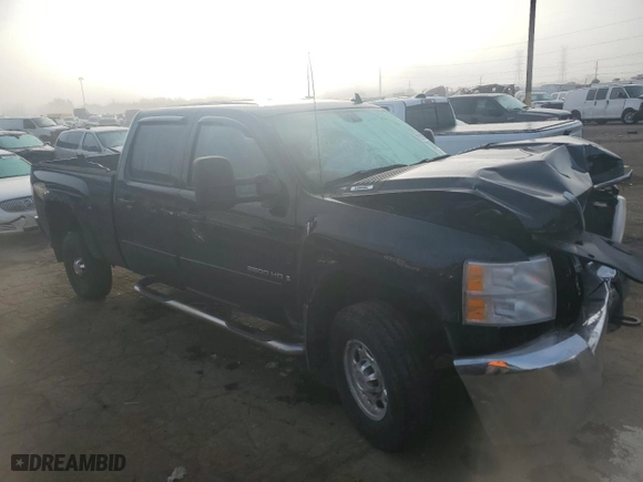 2008 Chevrolet Silverado 2500HD Work Truck with VIN 1GCHK23K58F189985, listed as a Copart auction lot 72391694 with 191,767 mi miles and Salvage Title. Bid and sale history available at carsss.com. Image 4.