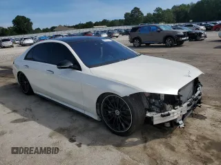 2023 Mercedes-Benz S-Class S 500 with VIN W1K6G6DB3PA223115, listed as a Copart auction lot 69158214 with 4,554 mi miles and Salvage Title. Bid and sale history available at carsss.com. Image 4.
