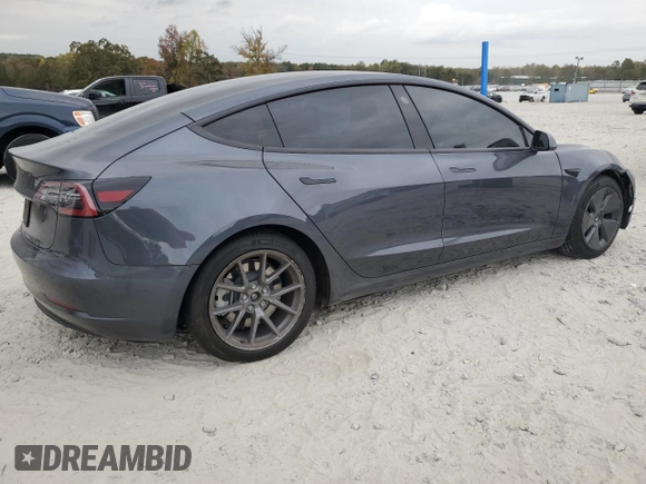2023 Tesla Model 3 with VIN 5YJ3E1EA2PF417931, listed as a Copart auction lot 78886514 with 12,441 mi miles and Salvage Title. Bid and sale history available at DreamBid. Image 3.