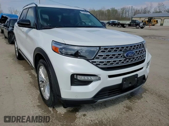 2020 Ford Explorer Limited with VIN 1FMSK8FH5LGC58505, listed as a Copart auction lot 52645825 with 51,222 mi miles and Salvage Title. Bid and sale history available at carsss.com. Image 14.