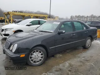 2001 Mercedes-Benz E-Class with VIN WDBJF65J31B203461, listed as a Copart auction lot 44416005 with 179,335 mi miles and Salvage Title. Bid and sale history available at carsss.com. Image 1.