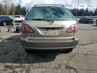 1999 Lexus RX 300 Luxury SUV with VIN JT6HF10U2X0054721, listed as a Copart auction lot 49126935 with 262,419 mi miles and Clean Title. Bid and sale history available at carsss.com. Image 6.