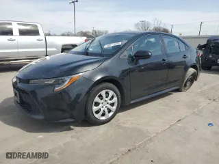 2022 Toyota Corolla LE with VIN 5YFEPMAE9NP342904, listed as a Copart auction lot 48617605 with 57,341 mi miles and Salvage Title. Bid and sale history available at carsss.com. Image 1.