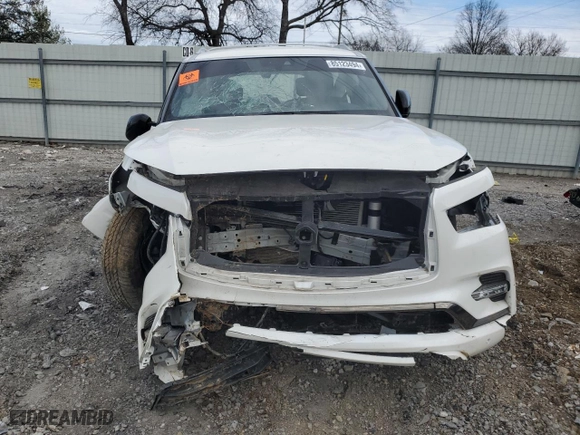 2024 Infiniti QX80 SENSORY with VIN JN8AZ2BE6R9326123, listed as a Copart auction lot 43717935 with 0 mi miles and Salvage Title. Bid and sale history available at carsss.com. Image 5.