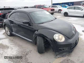 2013 Volkswagen Beetle Entry with VIN 3VWFP7AT8DM644840, listed as a IAAI auction lot 41387843 with 195,597 mi miles and . Bid and sale history available at DreamBid. Image 1.