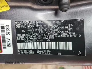 2013 Toyota Sienna LE AAS with VIN 5TDKK3DC0DS301864, listed as a Copart auction lot 62287335 with 195,075 mi miles and Clean title. Bid and sale history available at DreamBid. Image 13.