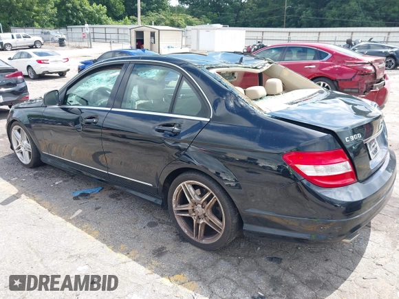 2009 Mercedes-Benz C 300 Sport with VIN WDDGF54X69R054886, listed as a IAAI auction lot 42541090 with 189,020 mi miles and . Bid and sale history available at DreamBid. Image 3.